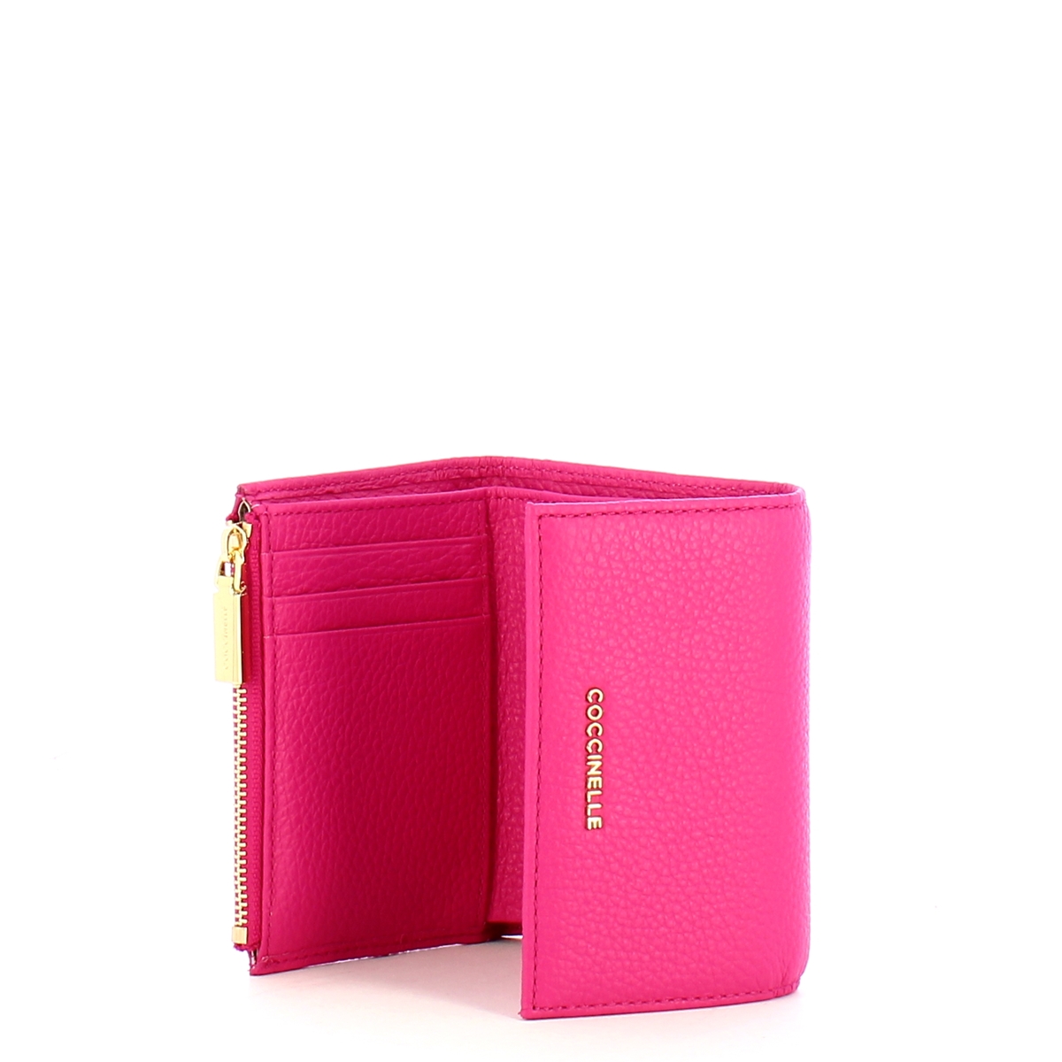 Coccinelle Portafoglio Metallic Soft New Fucsia - 3