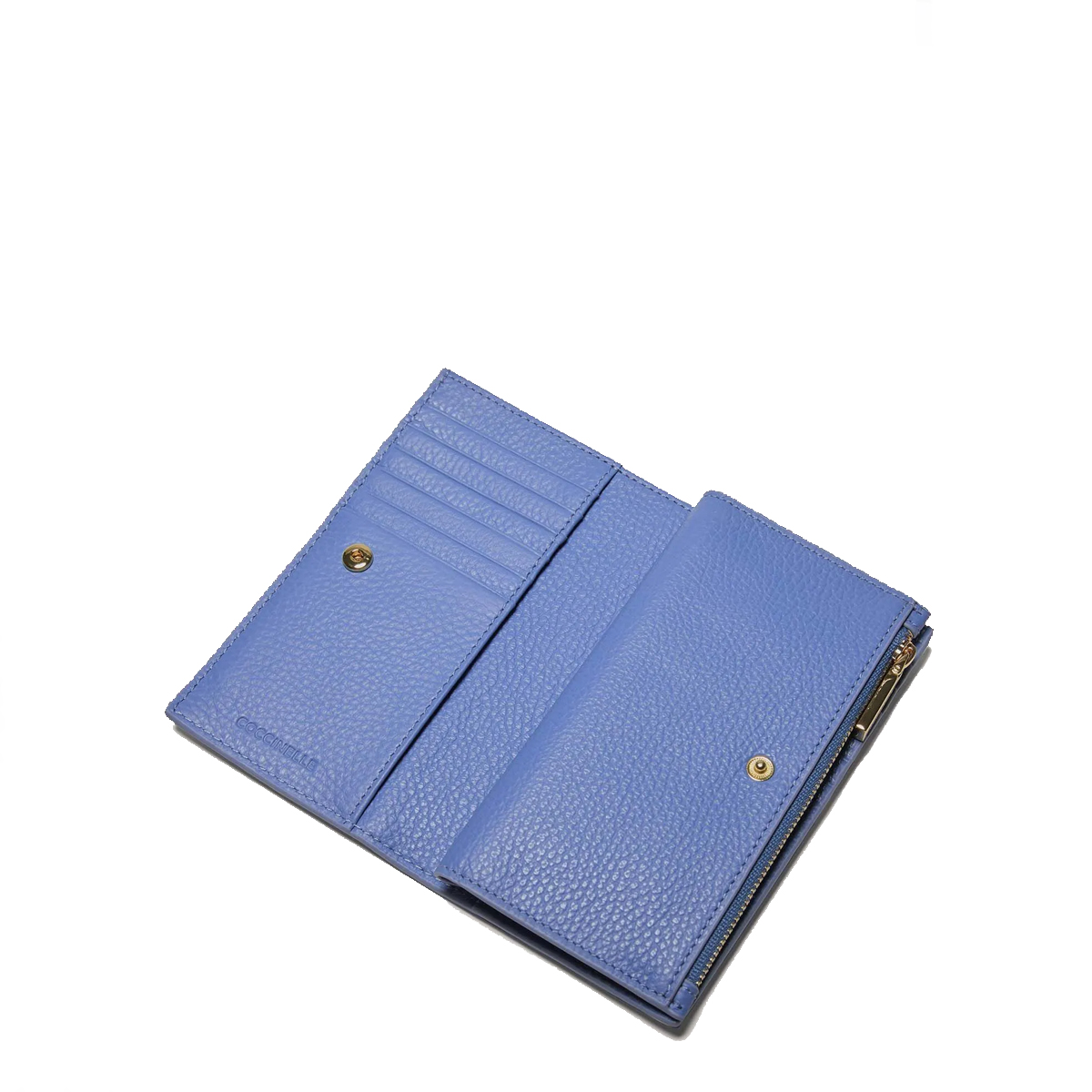 Coccinelle Portafoglio Metallic Soft Azul - 2 Coccinelle Portafoglio Metallic Soft Azul - 2
