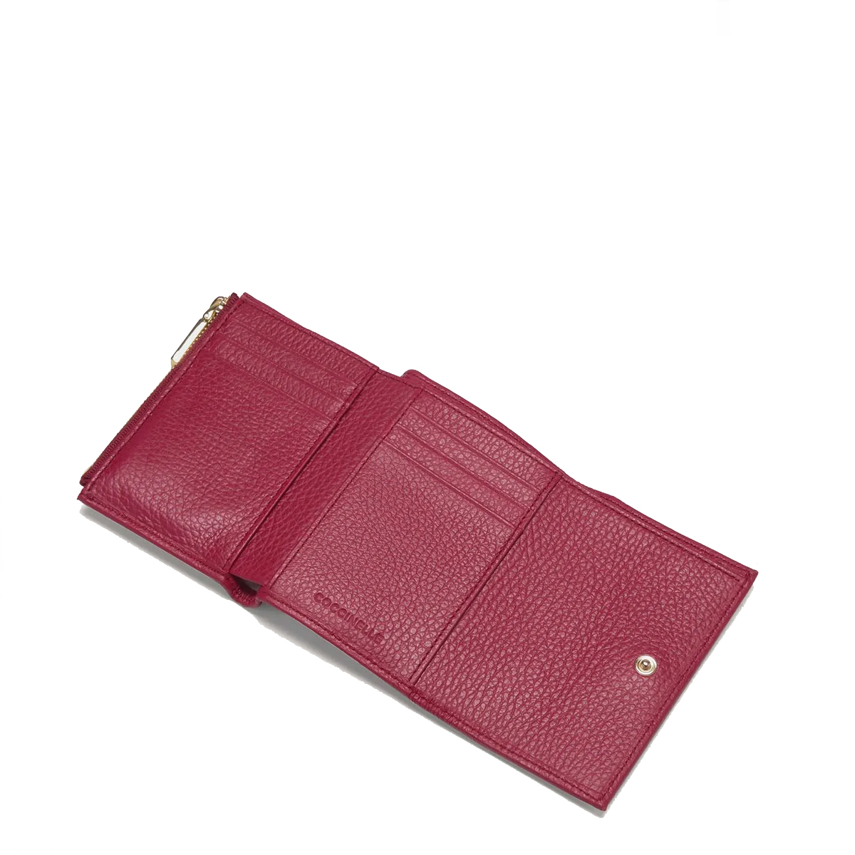 Coccinelle Metallic Soft Sangria Wallet - 2 Coccinelle Metallic Soft Sangria Wallet - 2