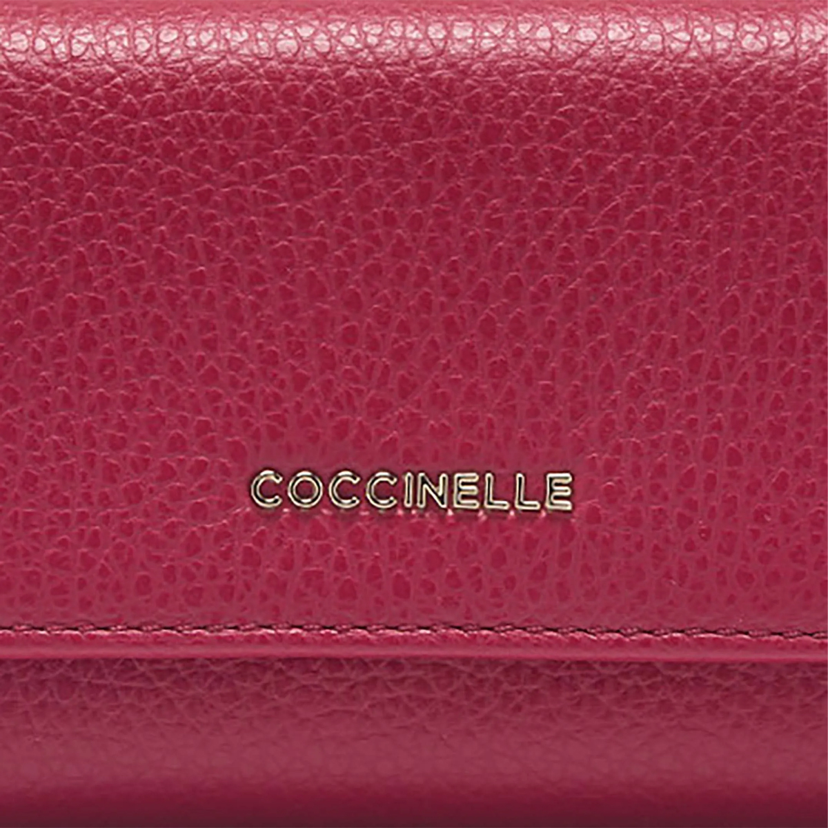 Coccinelle Metallic Soft Sangria Wallet - 3 Coccinelle Metallic Soft Sangria Wallet - 3