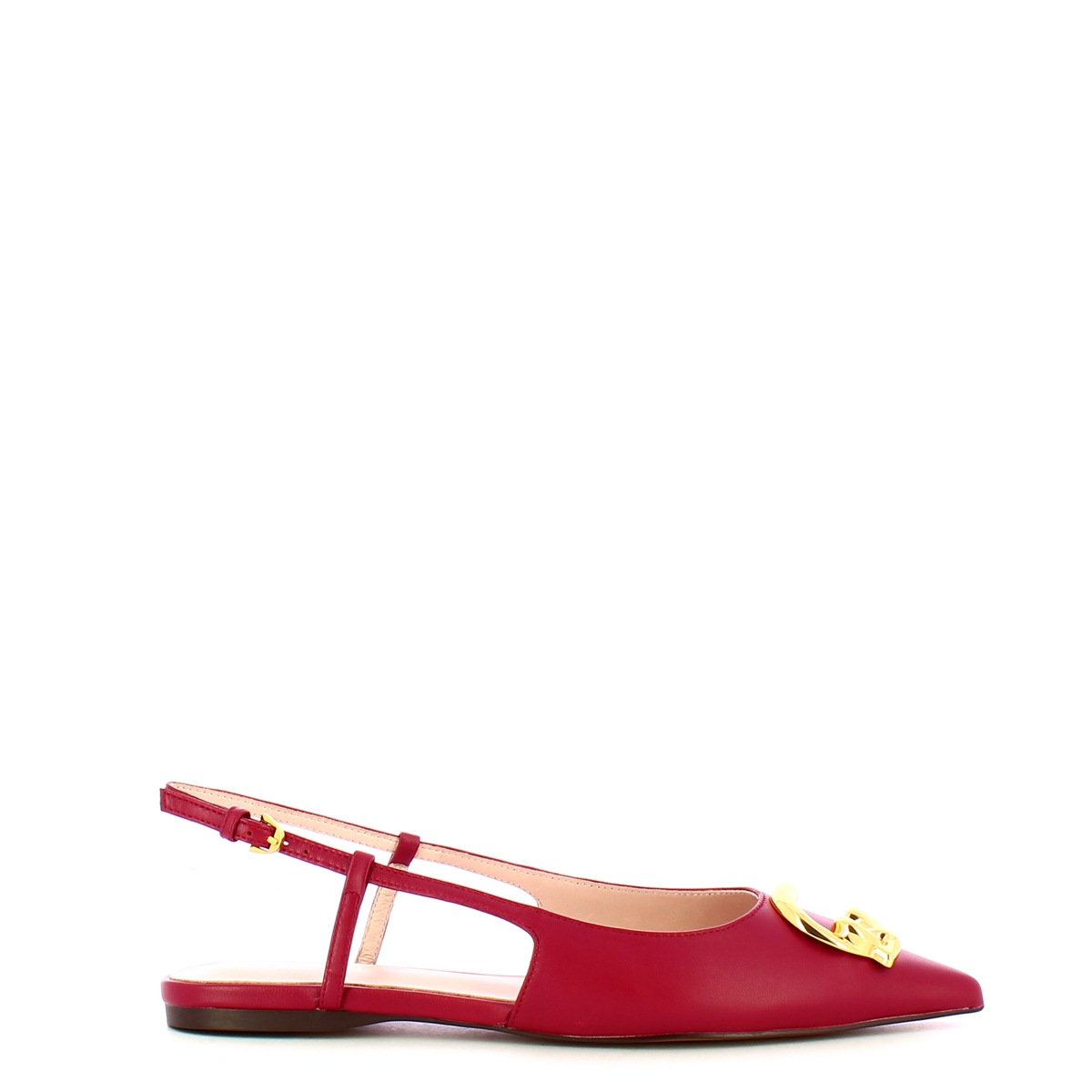 Coccinelle Ballerine C-Me Smooth Slingback Sangria - 1 Coccinelle Ballerine C-Me Smooth Slingback Sangria - 1