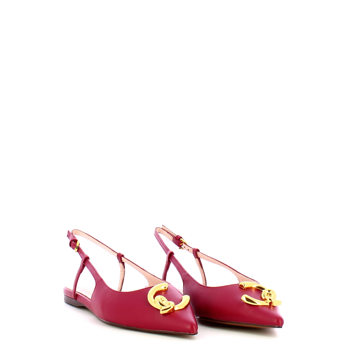Coccinelle Ballerine C-Me Smooth Slingback Sangria - 2 Coccinelle Ballerine C-Me Smooth Slingback Sangria - 2