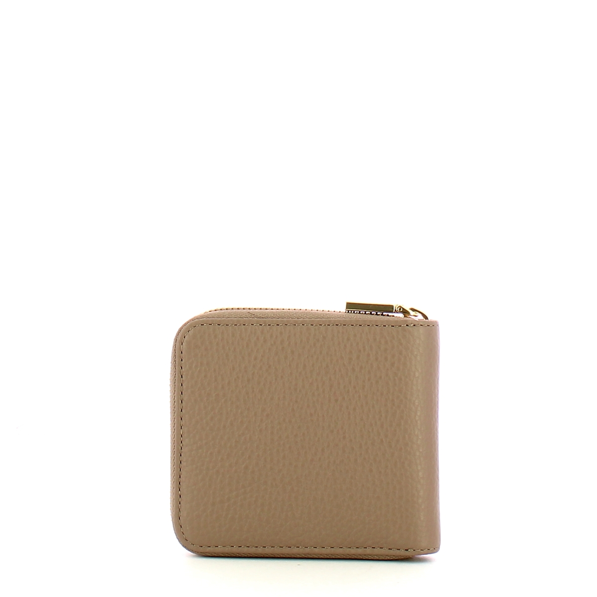 Coccinelle Portafoglio Metallic Soft Zip Around Warm Taupe - 2 Coccinelle Portafoglio Metallic Soft Zip Around Warm Taupe - 2