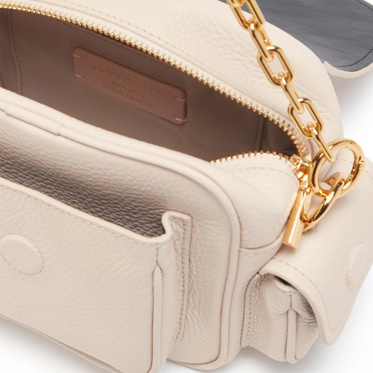 Coccinelle Borsa a mano Campus Mini Lambskin White - 5 Coccinelle Borsa a mano Campus Mini Lambskin White - 5