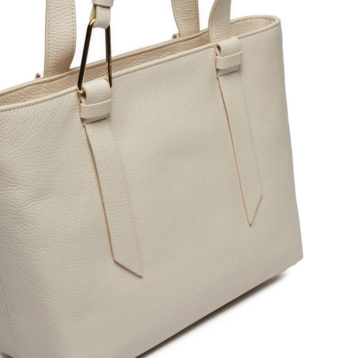 Coccinelle Shopper Malory Lambskin White - 3 Coccinelle Shopper Malory Lambskin White - 3