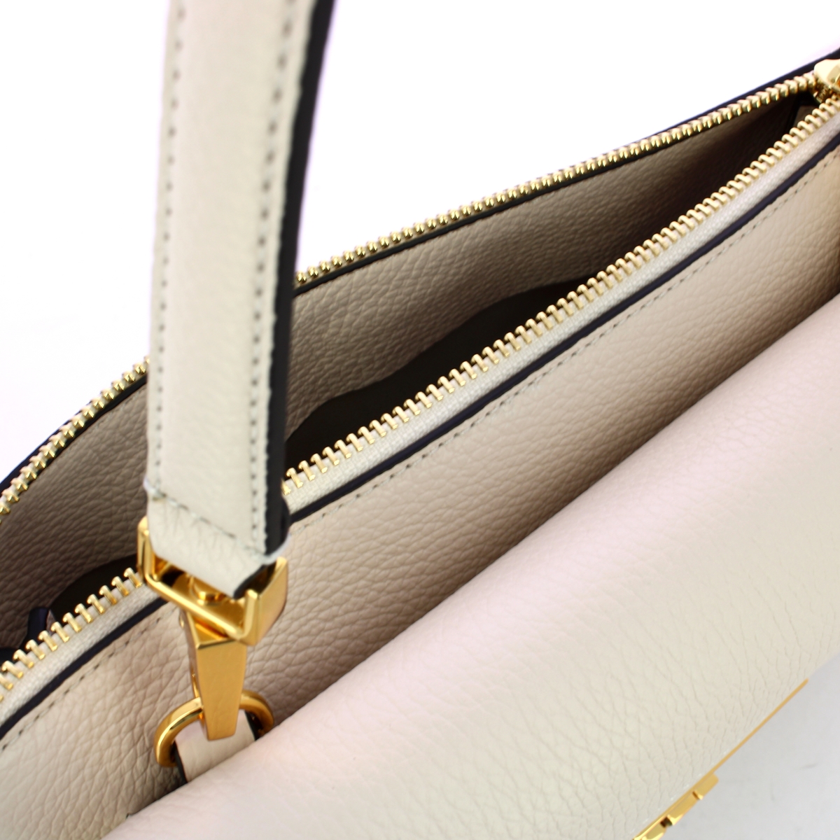 Coccinelle Borsa a mano Arlettis Signature Lambskin White - 5 Coccinelle Borsa a mano Arlettis Signature Lambskin White - 5