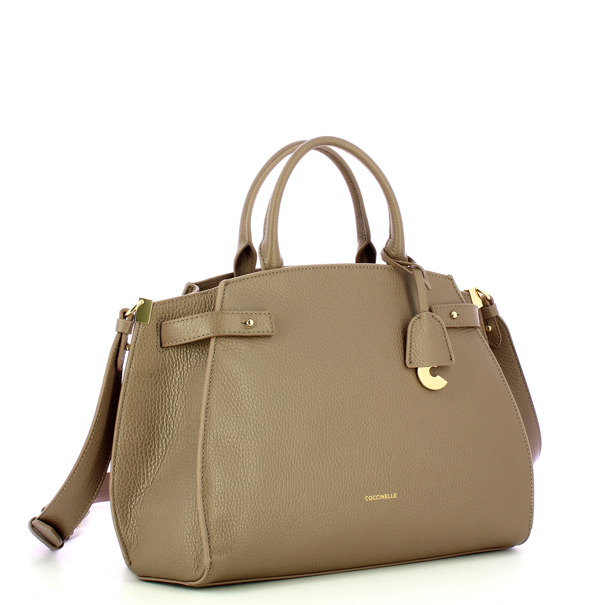 Coccinelle Bauletto Kliche Warm Taupe - 2 Coccinelle Bauletto Kliche Warm Taupe - 2
