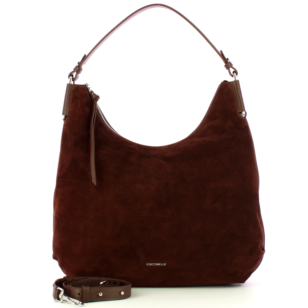 Coccinelle Borsa a spalla Rebekka Suede Brunette - 4 Coccinelle Borsa a spalla Rebekka Suede Brunette - 4