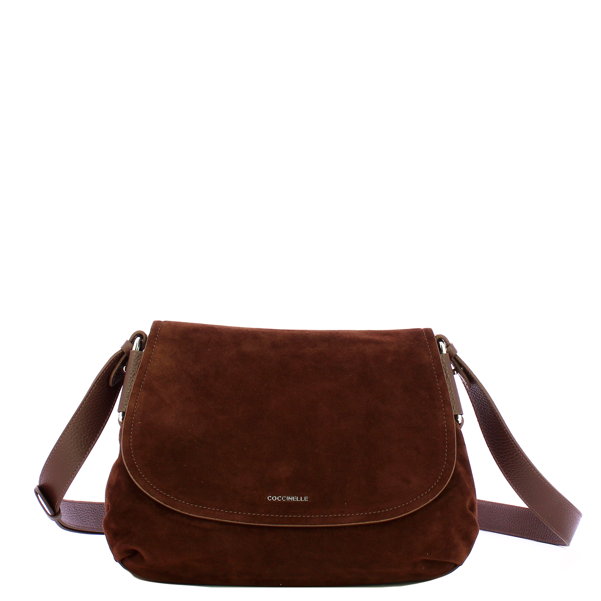 Coccinelle Tracolla Rebekka Suede Brunette - 1 Coccinelle Tracolla Rebekka Suede Brunette - 1