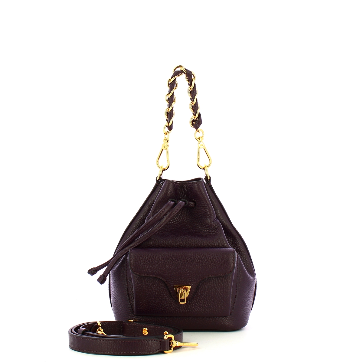 Coccinelle Secchiello piccolo Beat Generation Prune - 4 Coccinelle Secchiello piccolo Beat Generation Prune - 4