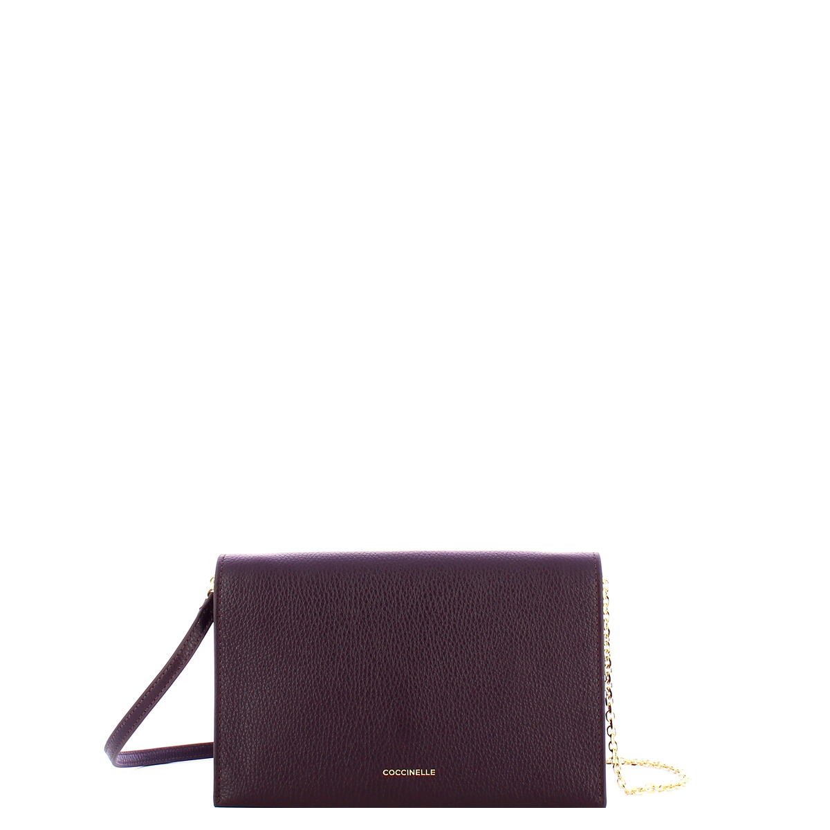 Coccinelle Pochette Dandy Mini Prune - 1 Coccinelle Pochette Dandy Mini Prune - 1