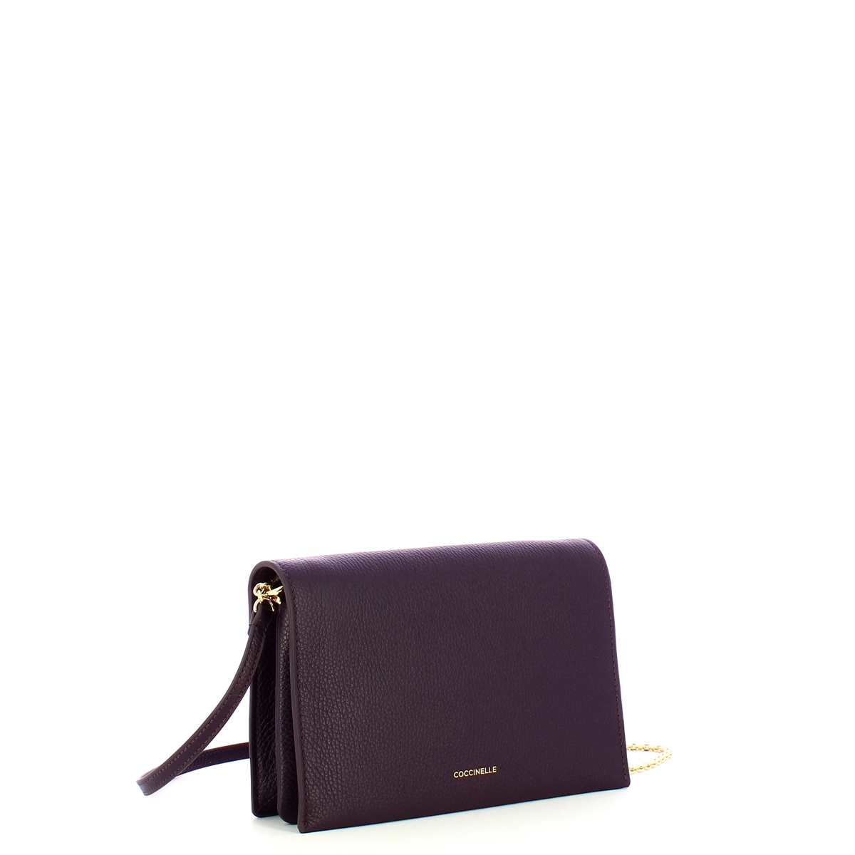 Coccinelle Pochette Dandy Mini Prune - 2 Coccinelle Pochette Dandy Mini Prune - 2