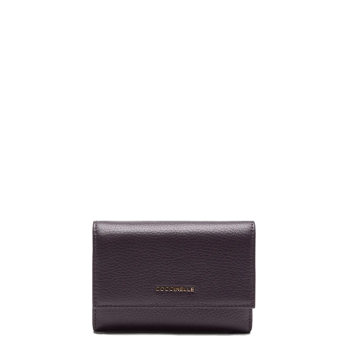 Coccinelle Portafoglio Medio Metallic Soft Prune - 1