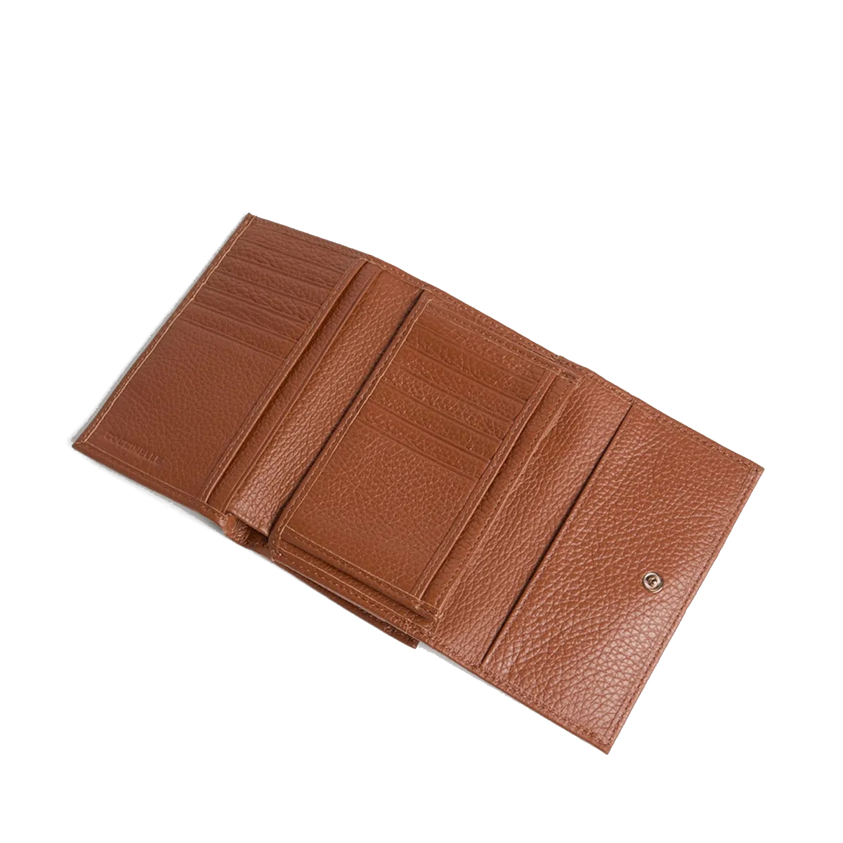 Coccinelle Portafoglio Medio Metallic Soft Cognac - 2