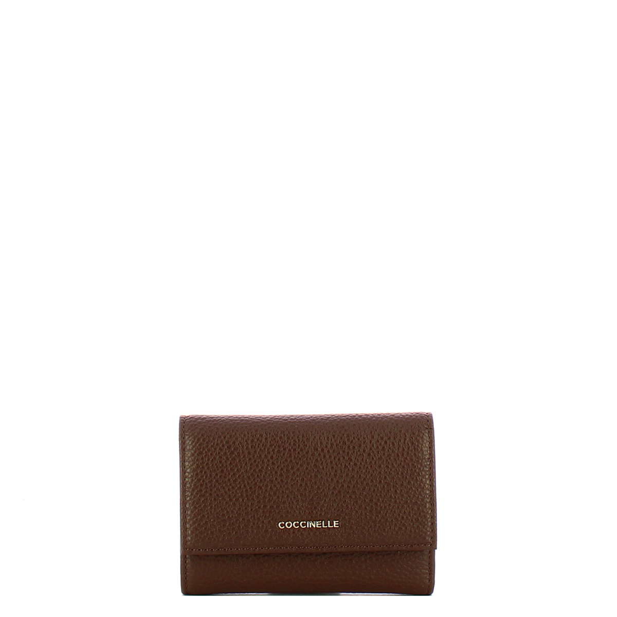 Coccinelle Portafoglio Medio Metallic Soft Brunette - 1