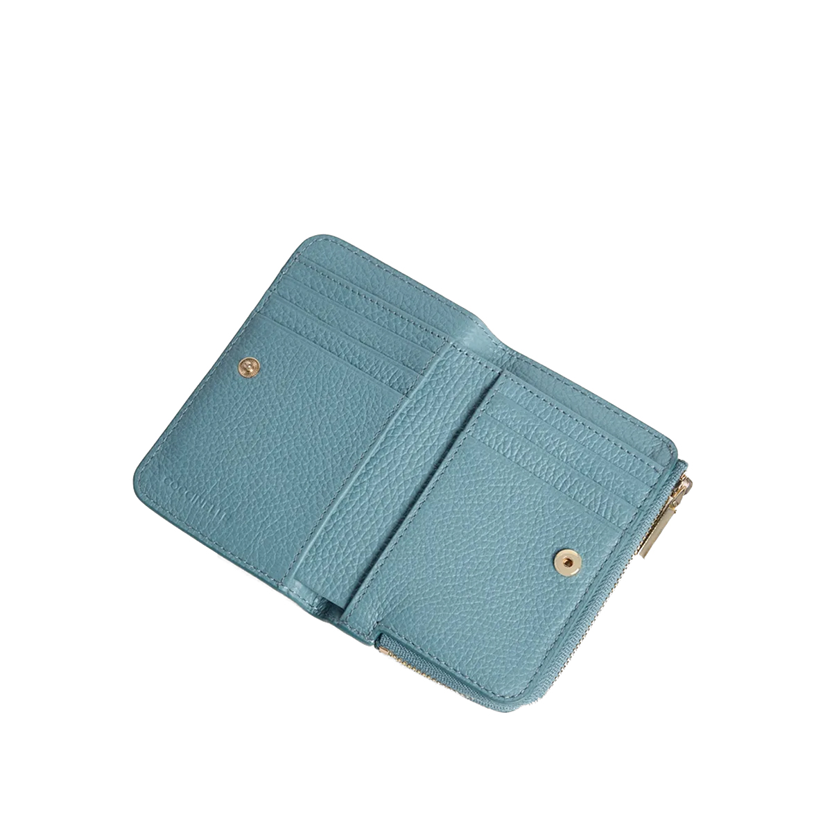 Coccinelle Portafoglio Metallic Soft Artic Blue - 2