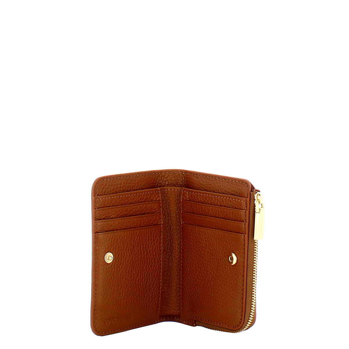 Coccinelle Portafoglio Metallic Soft Cognac - 3