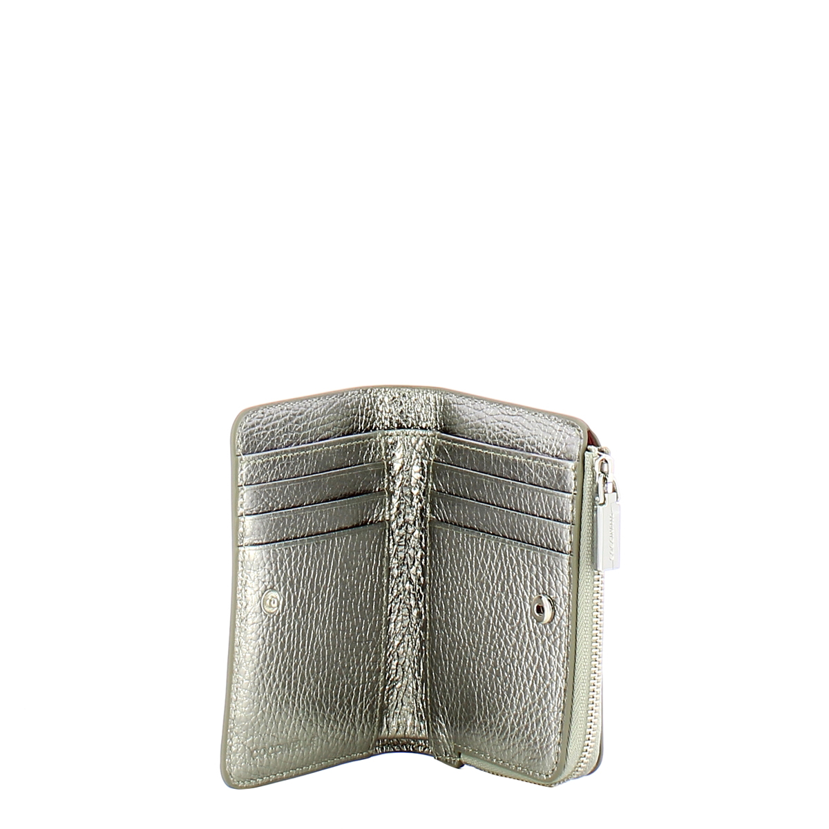 Coccinelle Portafoglio Metallic Soft Steel - 3