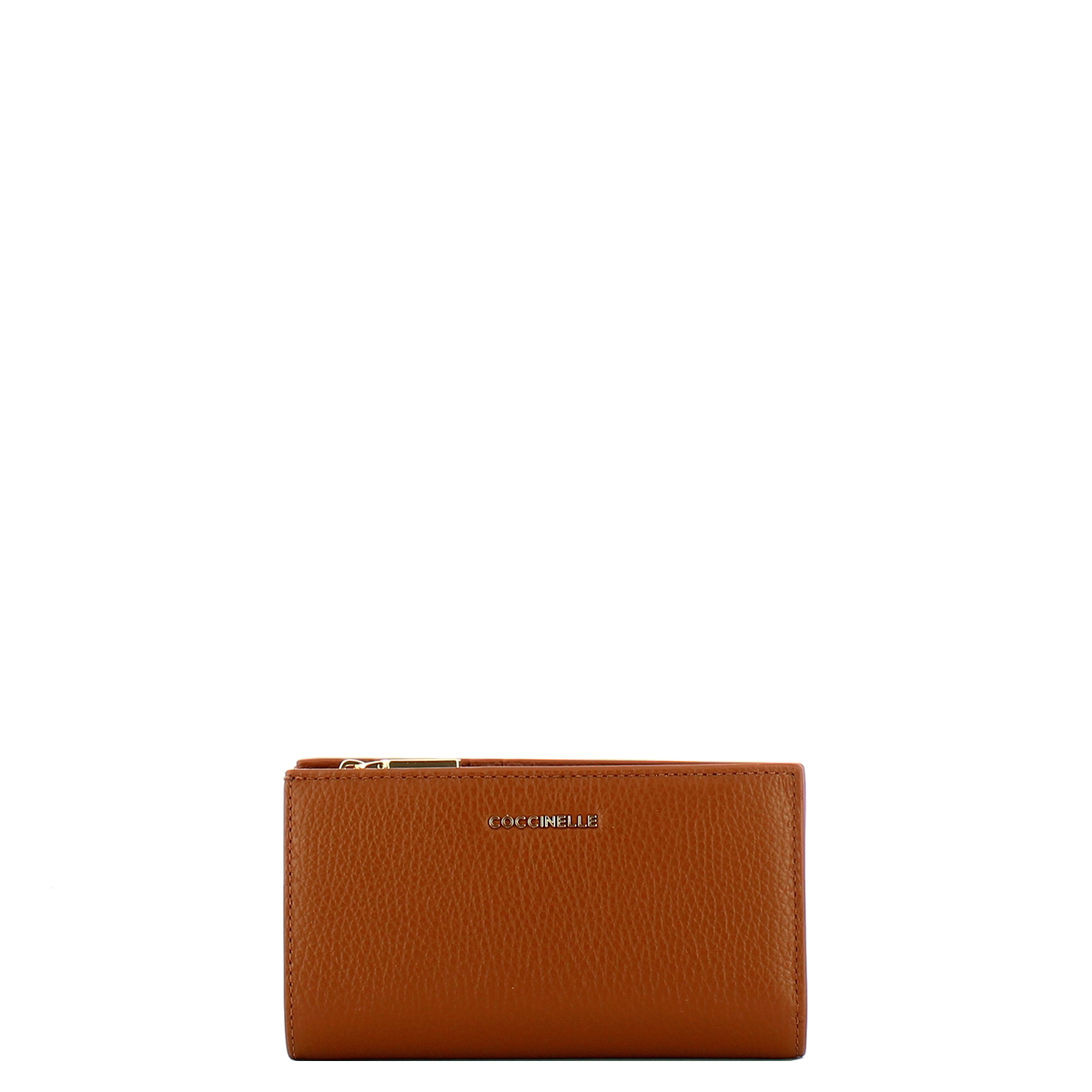 Coccinelle Portafoglio Metallic Soft Cognac - 1
