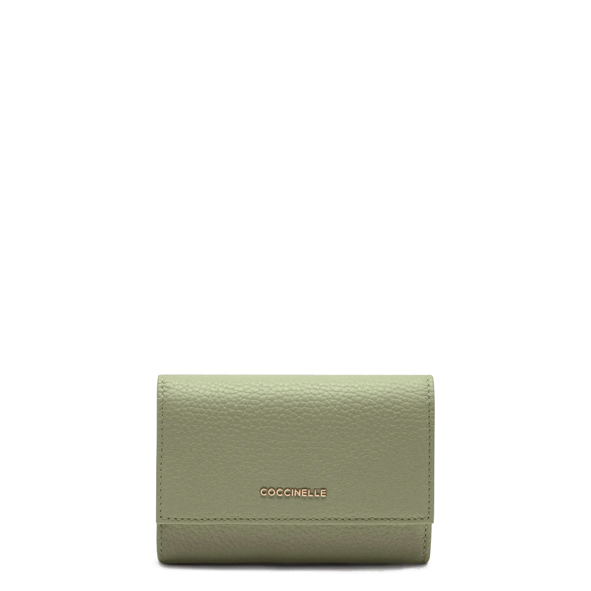 Coccinelle Portafoglio Medio Metallic Soft Greenery - 1