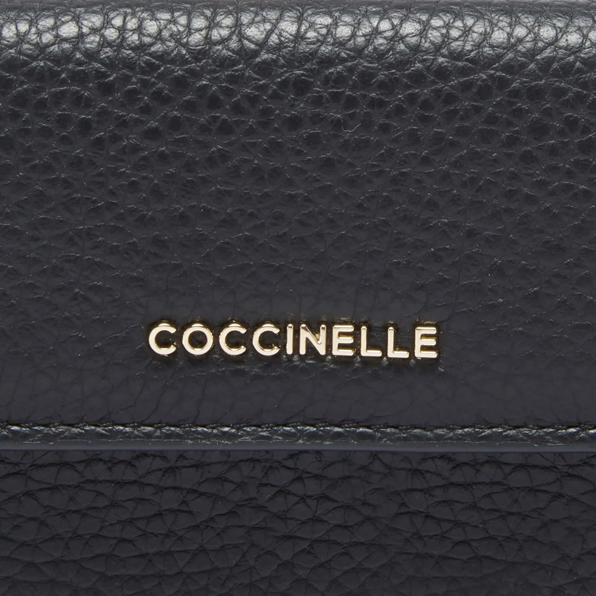 Coccinelle Portafoglio Metallic Soft piccolo Noir - 3 Coccinelle Portafoglio Metallic Soft piccolo Noir - 3