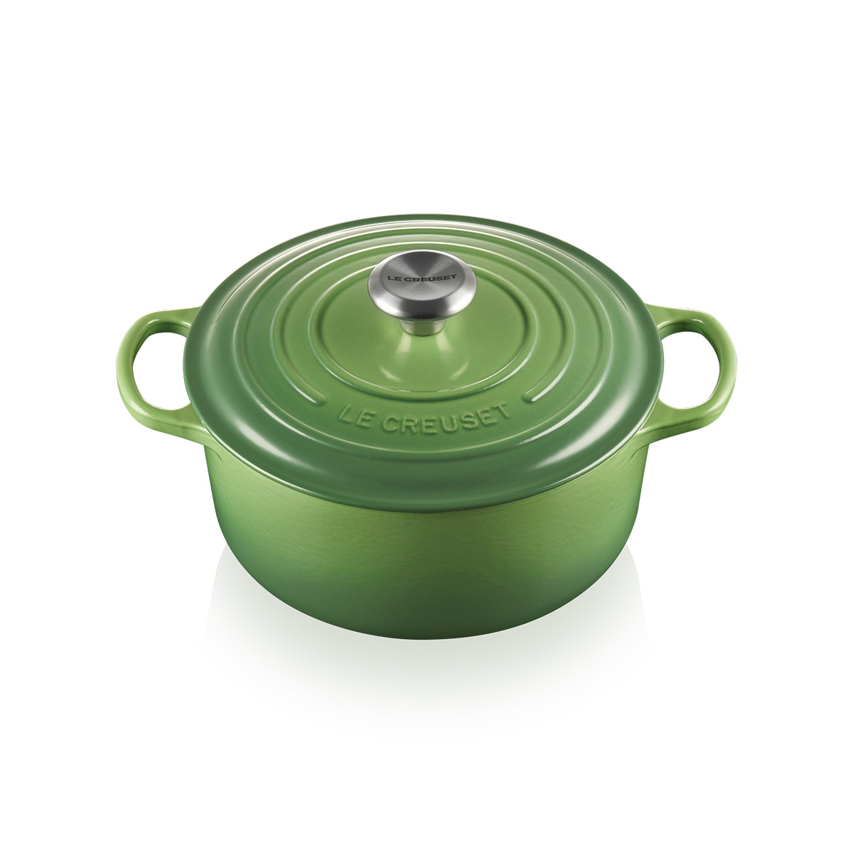 Le Creuset Cocotte Rotonda Evolution 24 cm Bamboo Green - 2 Le Creuset Cocotte Rotonda Evolution 24 cm Bamboo Green - 2