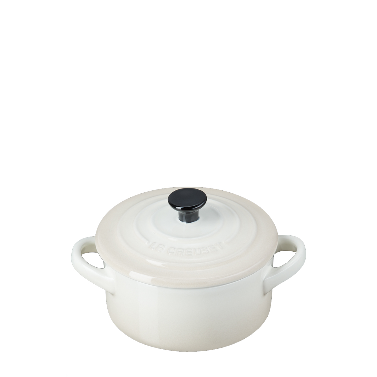 Le Creuset Mini Coccotte Rotonda 10 cm Meringue - 2 Le Creuset Mini Coccotte Rotonda 10 cm Meringue - 2