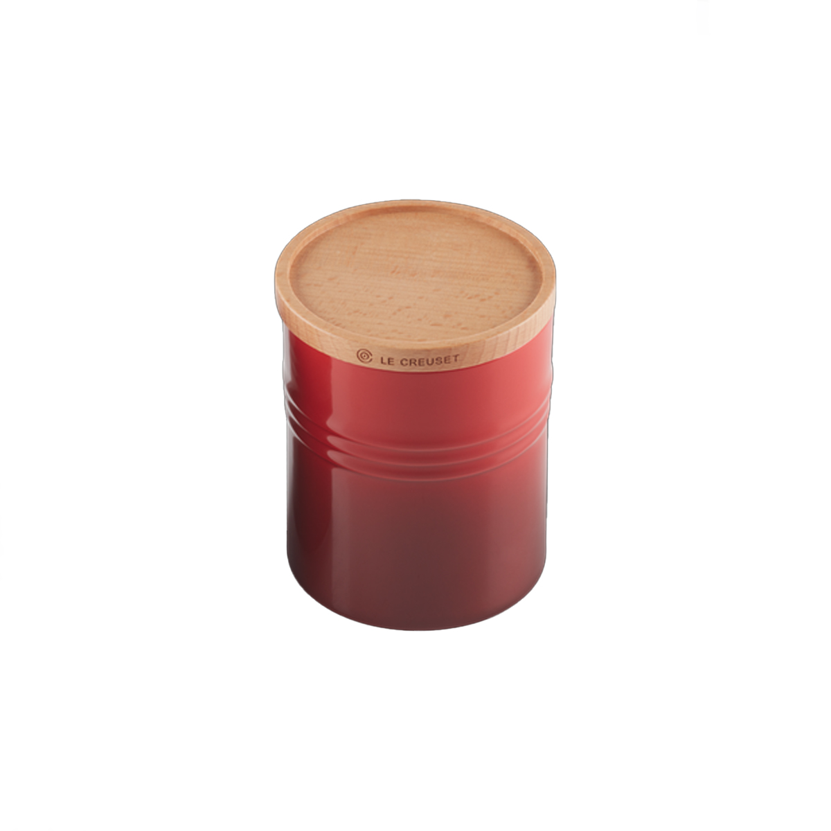 Le Creuset Barattolo M con coperchio in legno Ciliegia - 2