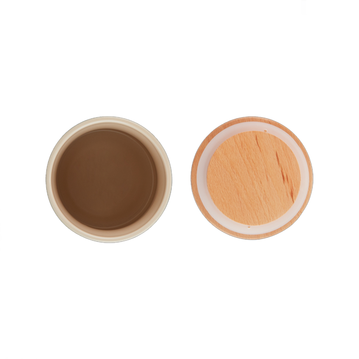 Le Creuset Barattolo M con coperchio in legno Ciliegia - 5