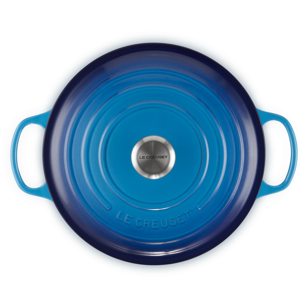 Le Creuset Cocotte Rotonda Evolution 28 cm Azure Blu - 4