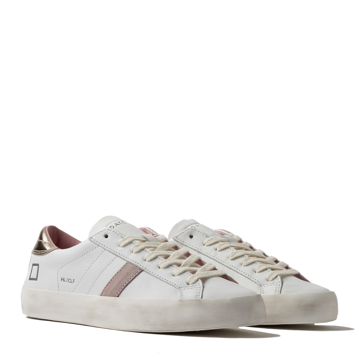 DATE Sneakers Hill Low Calf White Platinum - 2