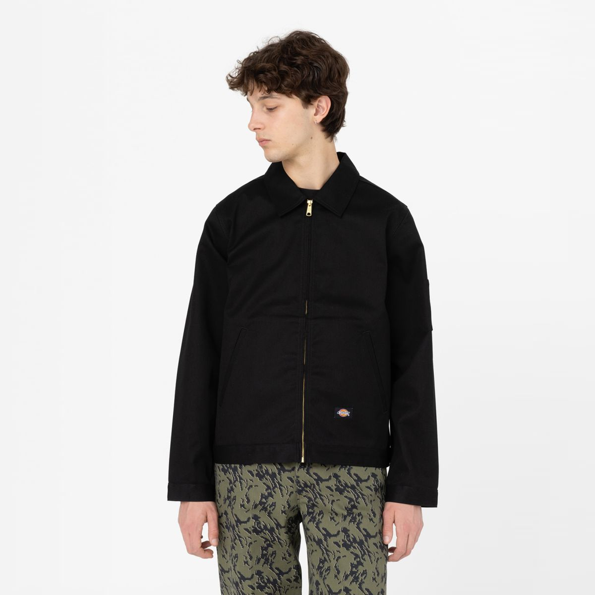 Dickies Giacca Sfoderata Eisenhower Black - 3 Dickies Giacca Sfoderata Eisenhower Black - 3