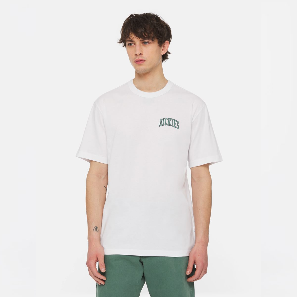 Dickies T-Shirt Aitkin White Dark Forest - 3 Dickies T-Shirt Aitkin White Dark Forest - 3