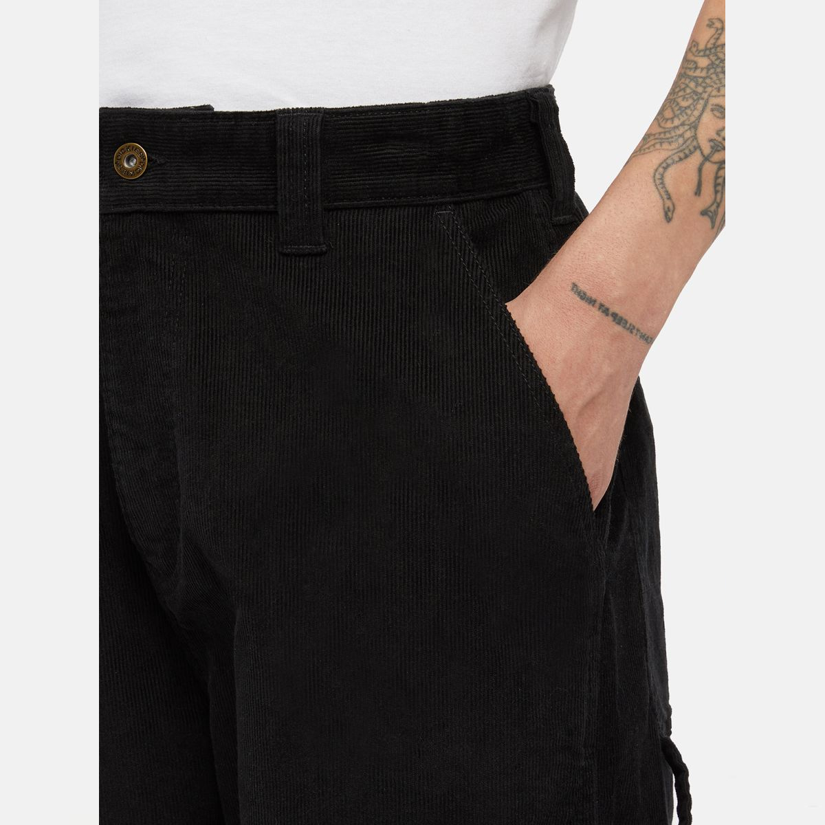 Dickies Pantaloni Corduroy Black - 5 Dickies Pantaloni Corduroy Black - 5