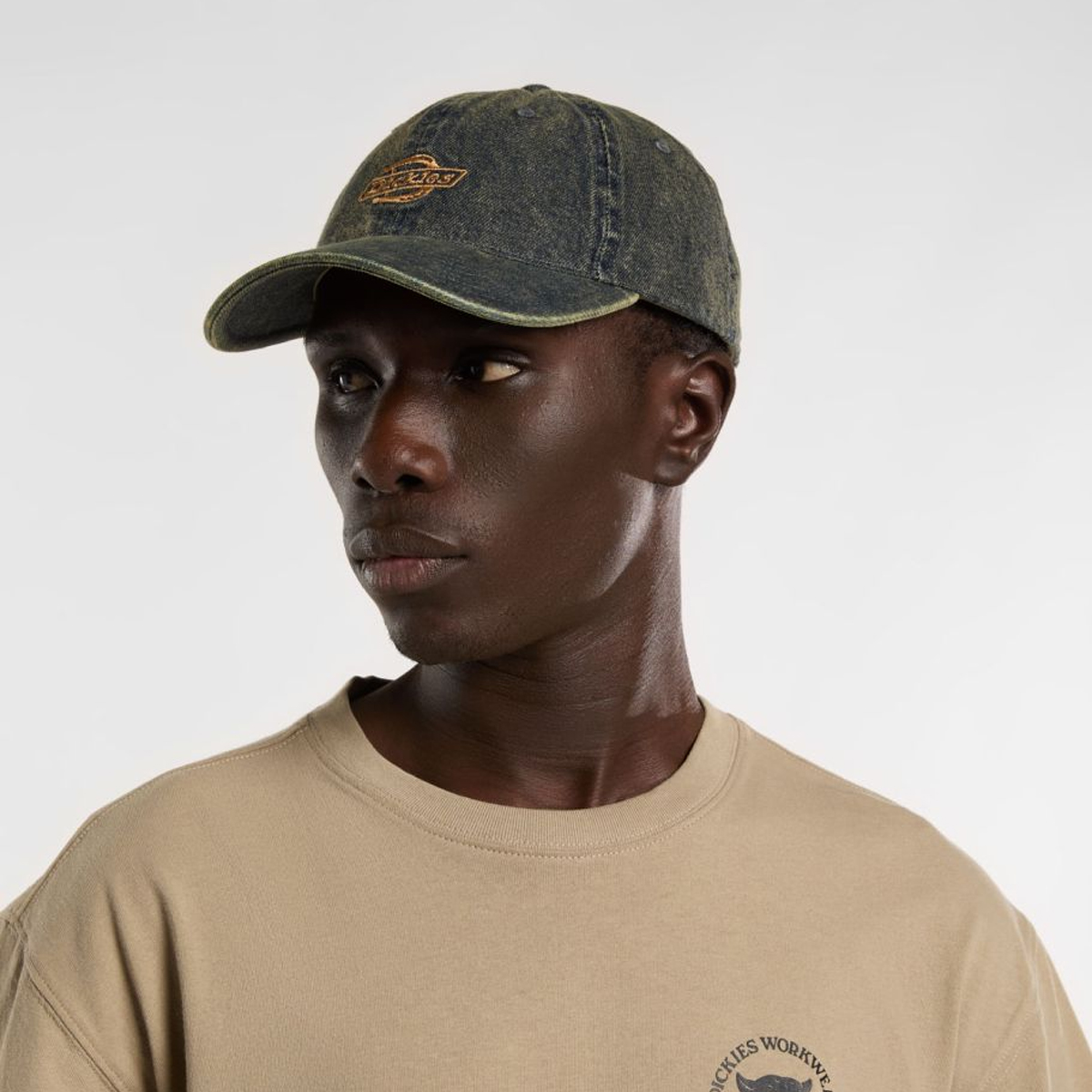 Dickies Cappello Denim Dad Yellow Fade Ind - 2 Dickies Cappello Denim Dad Yellow Fade Ind - 2