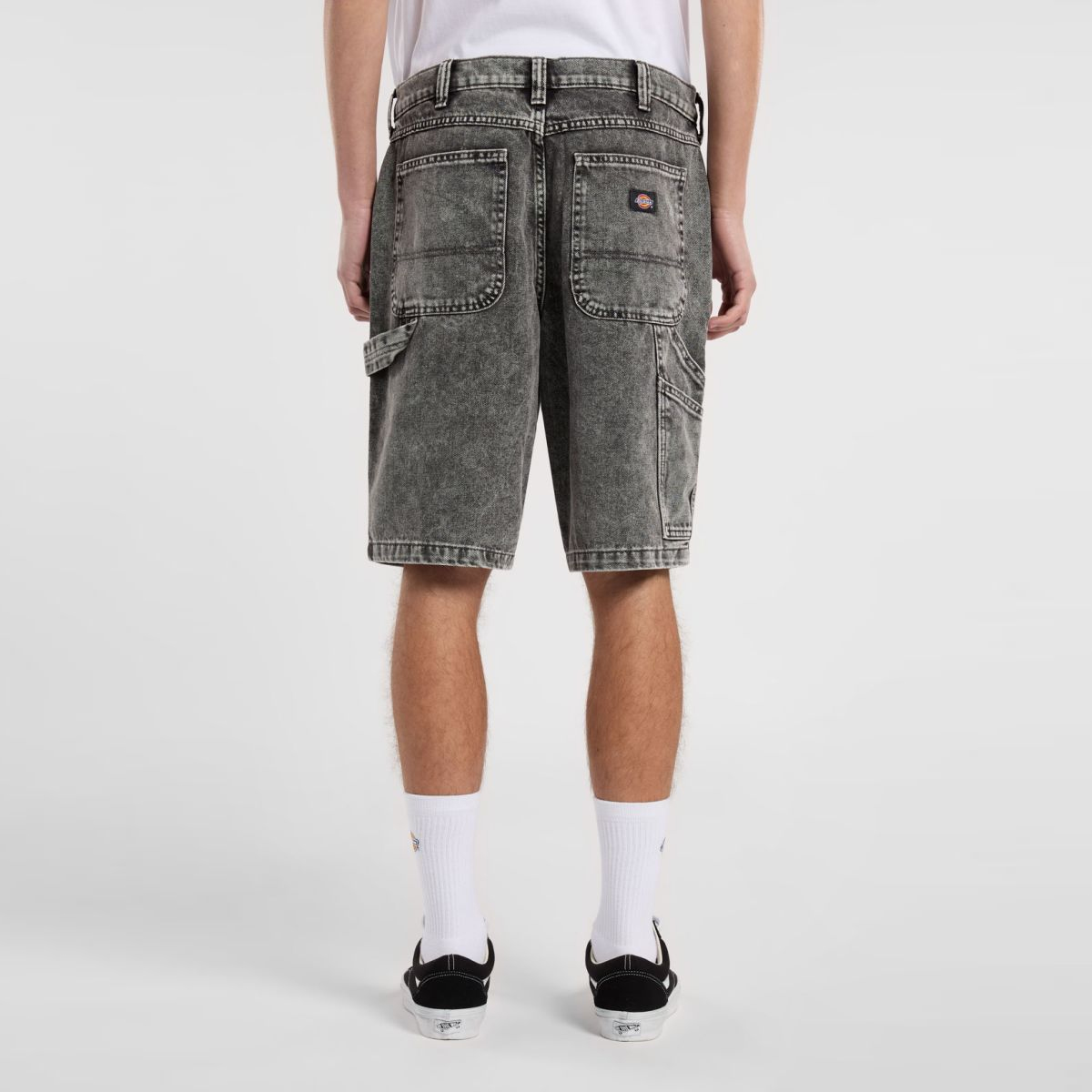 Dickies Jeans Shorts Garyville Light Gray Wash - 3
