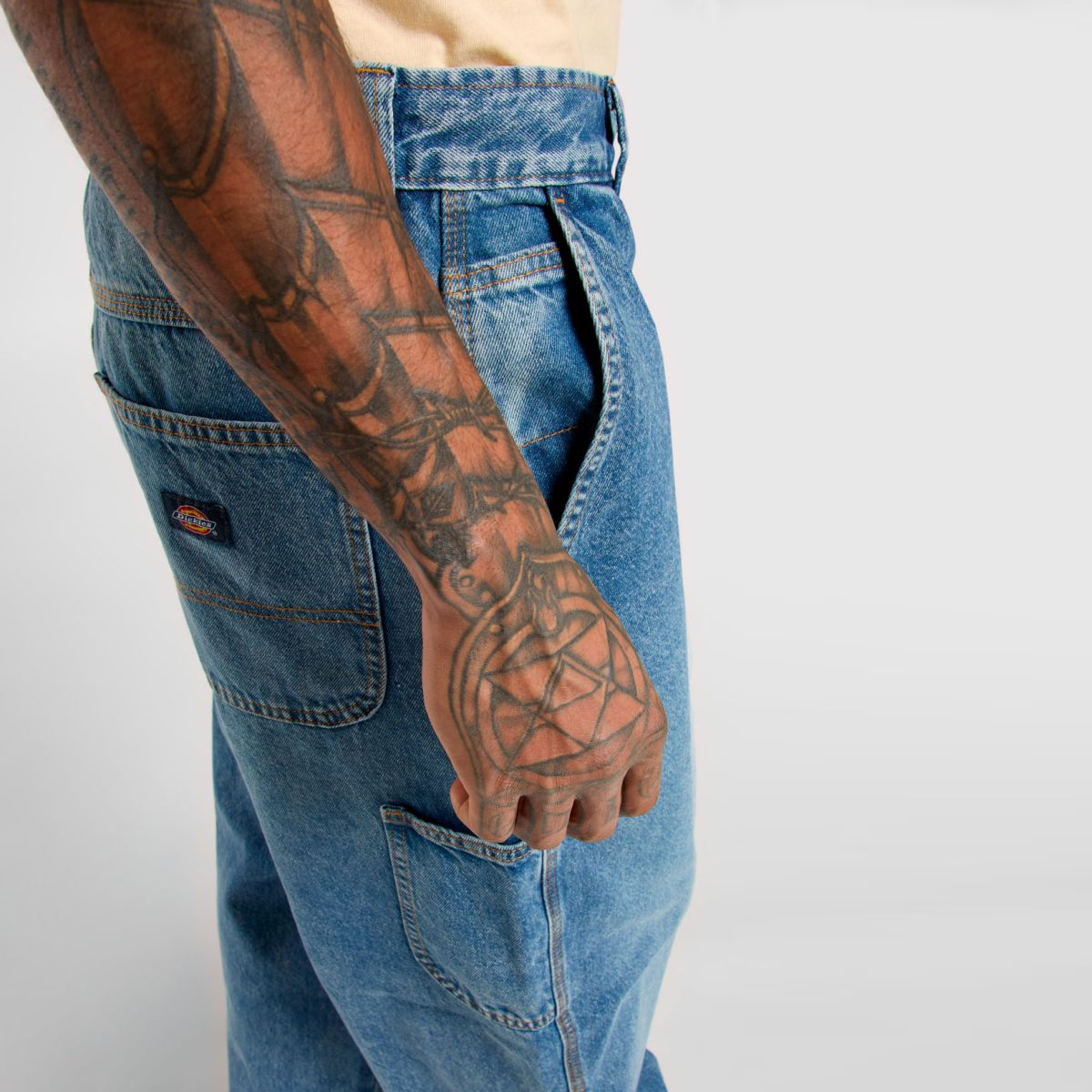 Dickies Jeans Madison Baggy Fit Denim Rinsed Fade - 6