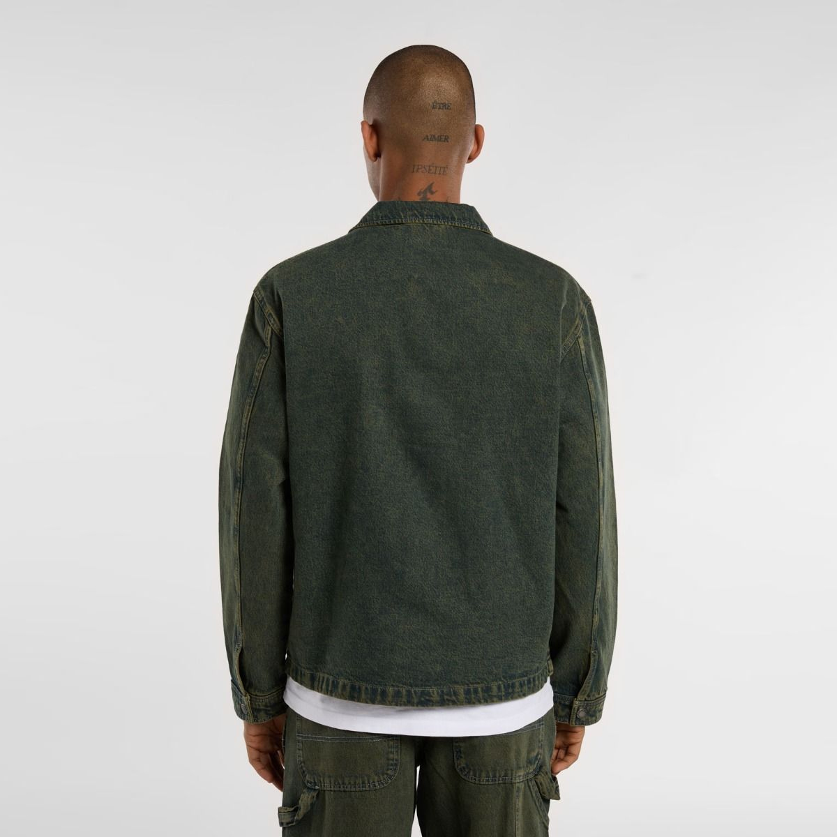 Dickies Giacca Lewistown Denim Green Tone Fade - 3 Dickies Giacca Lewistown Denim Green Tone Fade - 3