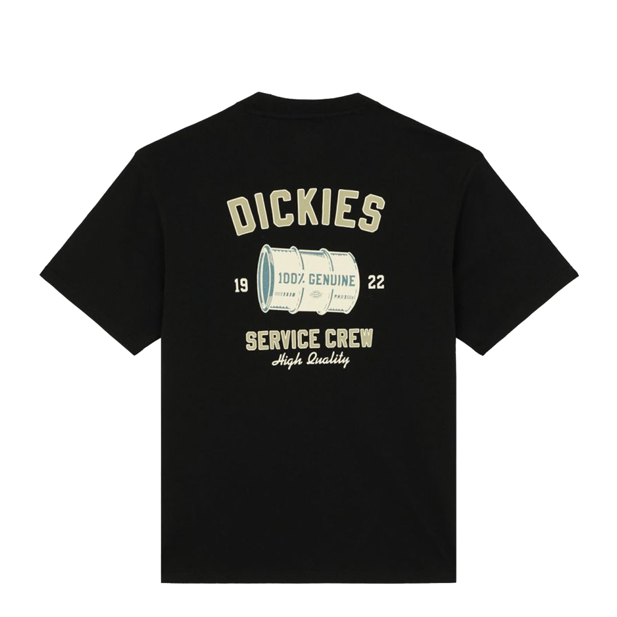 Dickies T-Shirt Service Crew Black - 8 Dickies T-Shirt Service Crew Black - 8