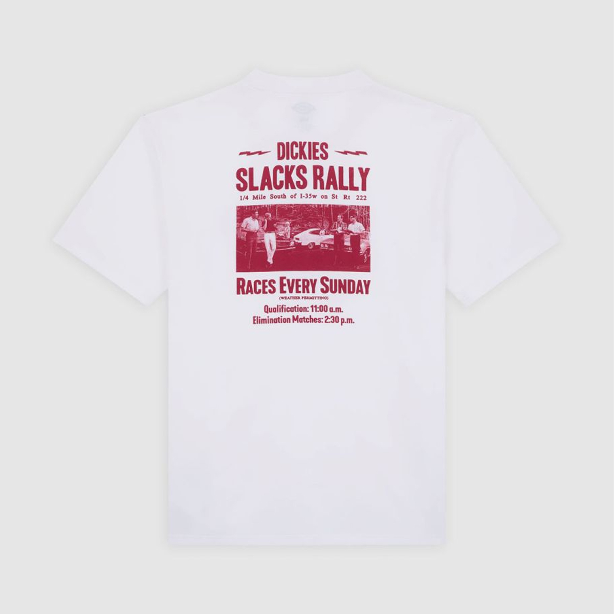 Dickies T-Shirt Slacks Rally White - 8