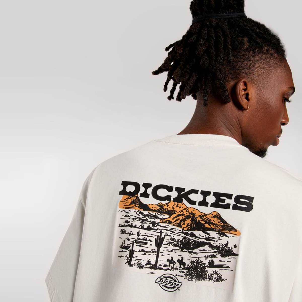 Dickies T-Shirt Slacks Landascape Egret - 7