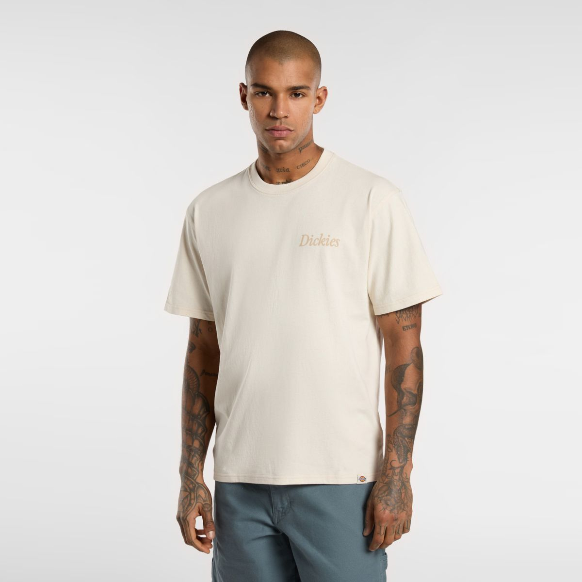 Dickies T-Shirt Companion Script Whitecap Gray - 3