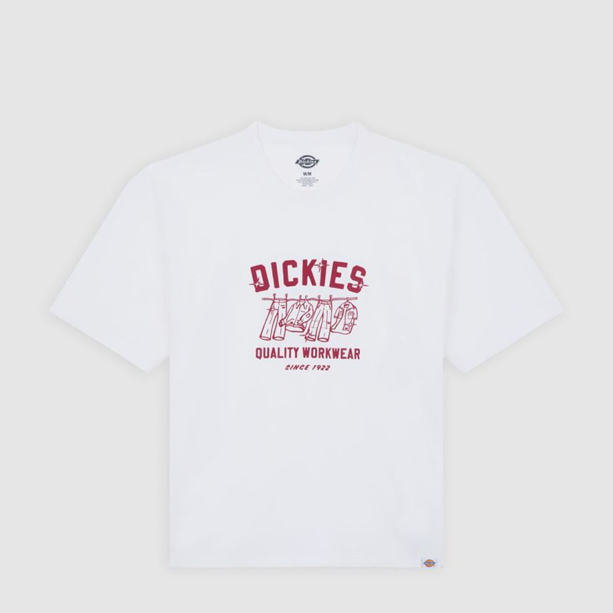 Dickies T-Shirt Laundry Boxy White - 1