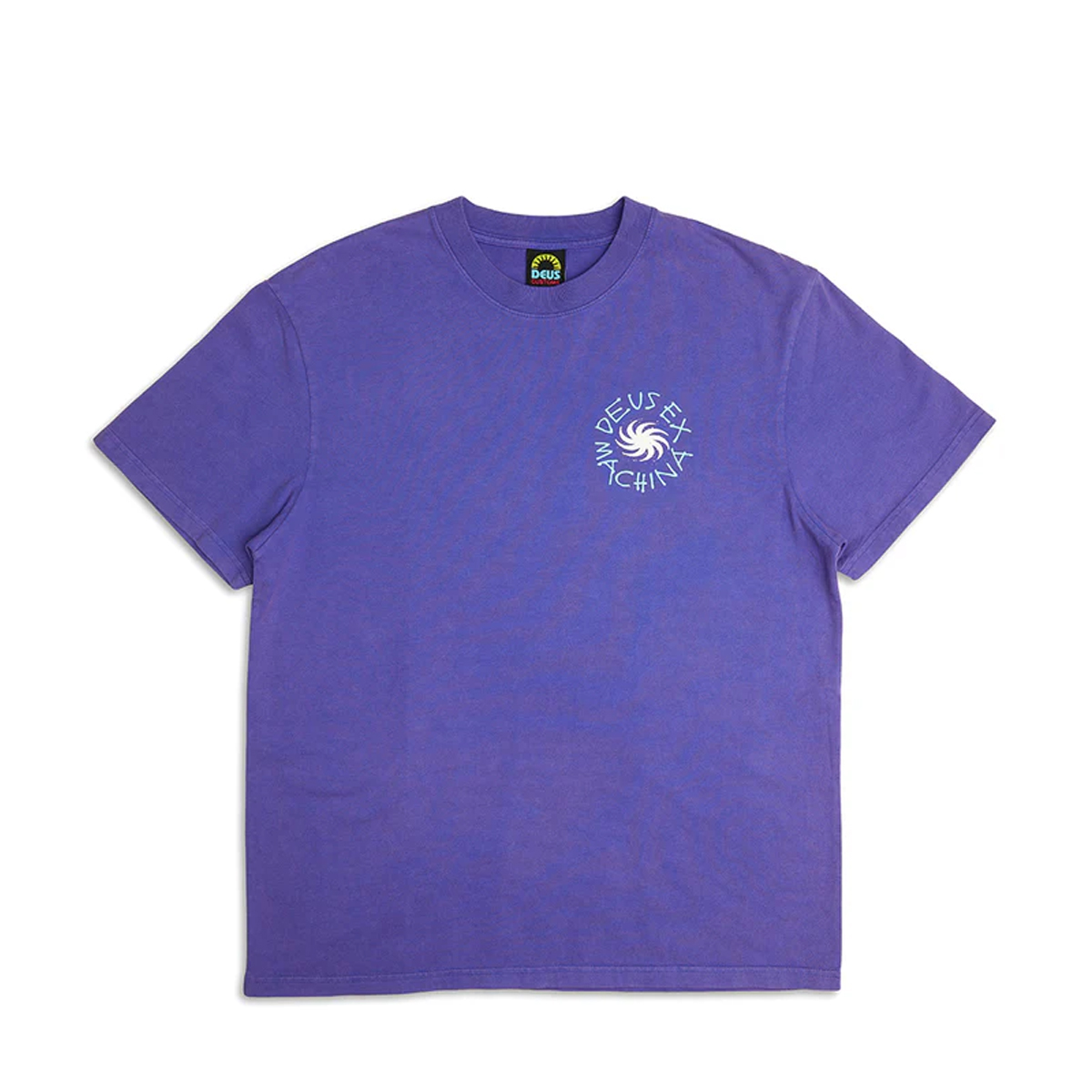 Deus Ex Machina T-Shirt Custom Leisure Tee Deep Blue - 1 Deus Ex Machina T-Shirt Custom Leisure Tee Deep Blue - 1