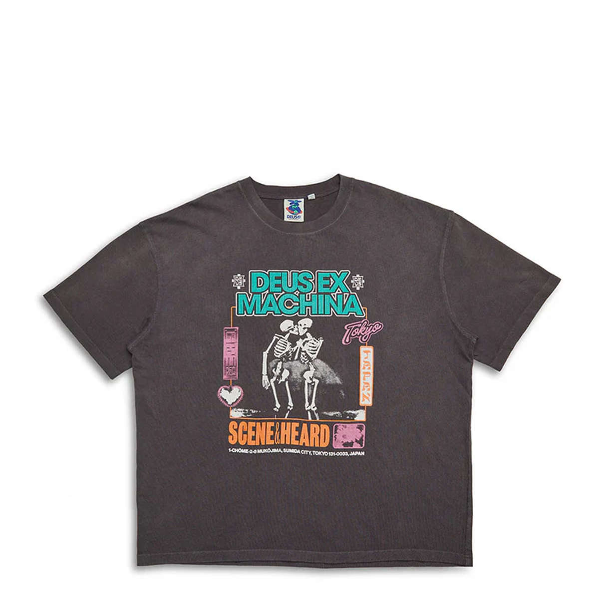 Deus Ex Machina T-Shirt Takoyaki Anthracite - 1