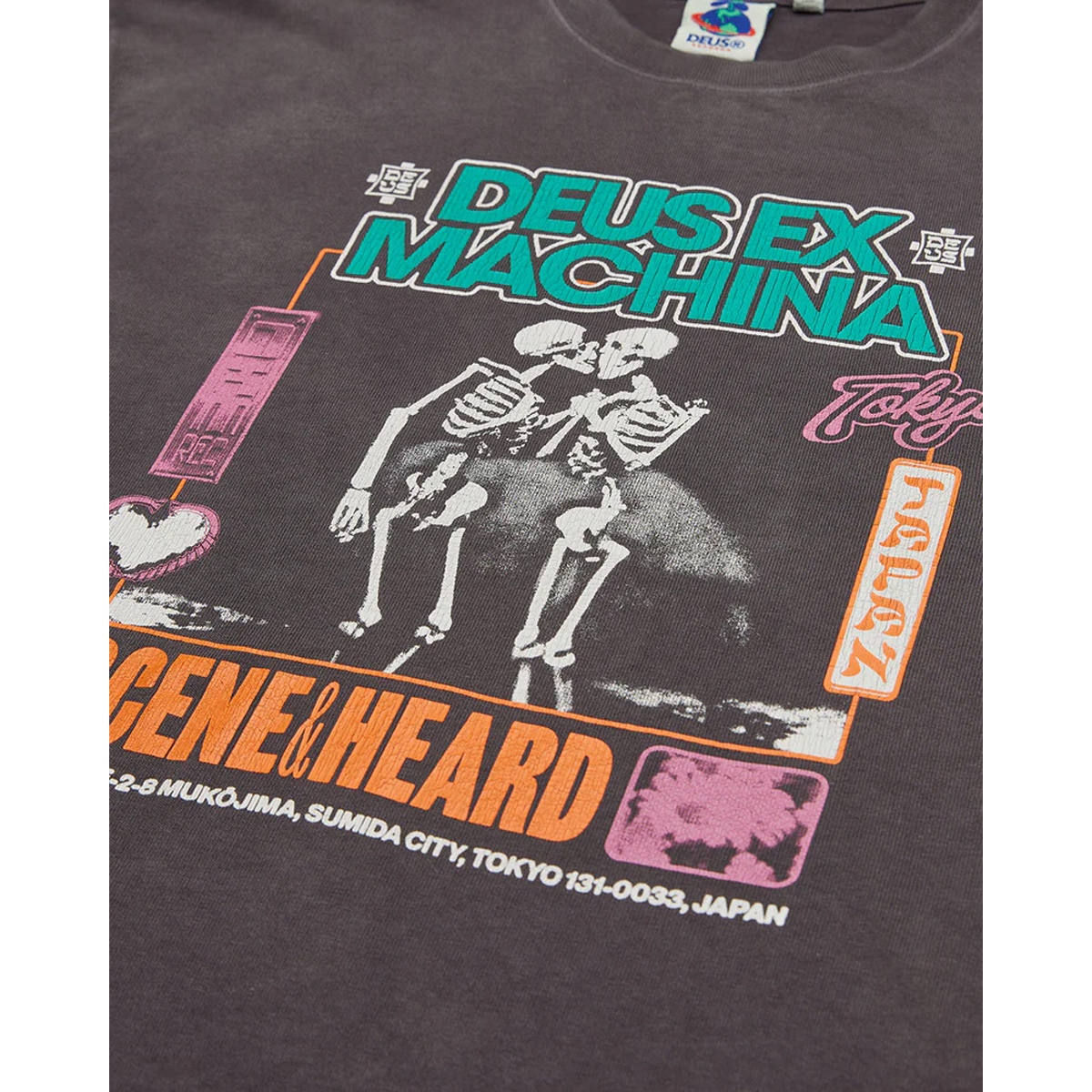 Deus Ex Machina T-Shirt Takoyaki Anthracite - 3
