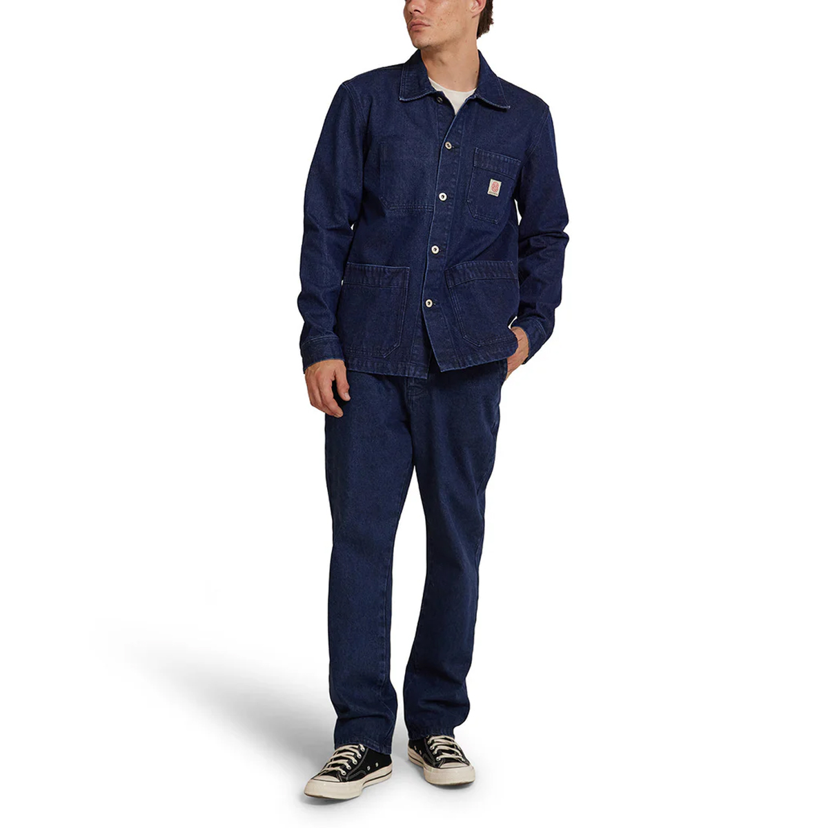 Deus Ex Machina Camicia Hank Denim Chore Rinse Wash - 7 Deus Ex Machina Camicia Hank Denim Chore Rinse Wash - 7