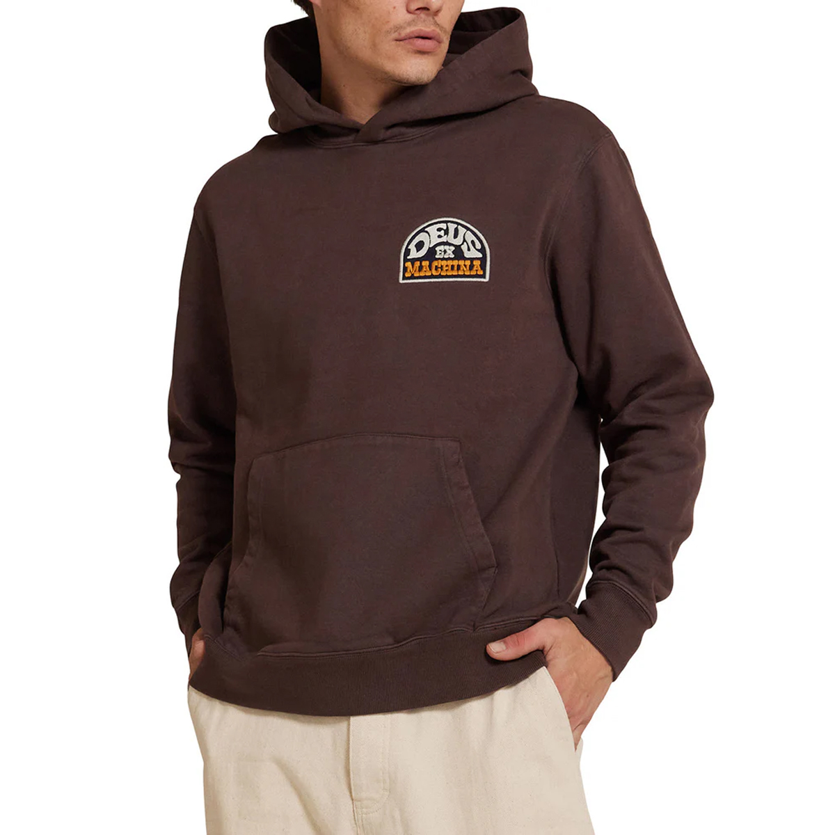 Deus Ex Machina Felpa Riders Friend Choc Brown - 1 Deus Ex Machina Felpa Riders Friend Choc Brown - 1