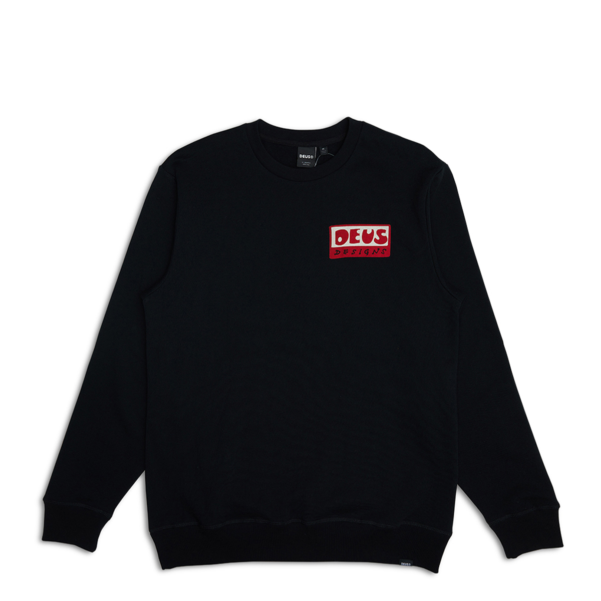 Deus Ex Machina Felpa Nice To See You Crew Black - 1 Deus Ex Machina Felpa Nice To See You Crew Black - 1
