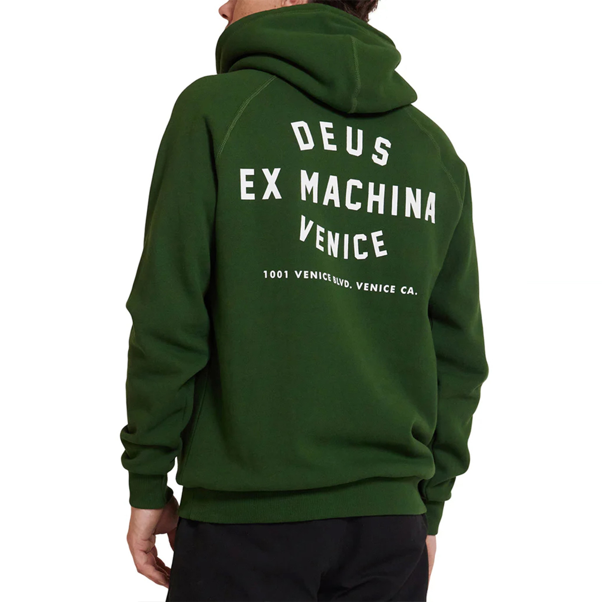 Deus Ex Machina Felpa Venice Address Hillside Green - 3 Deus Ex Machina Felpa Venice Address Hillside Green - 3